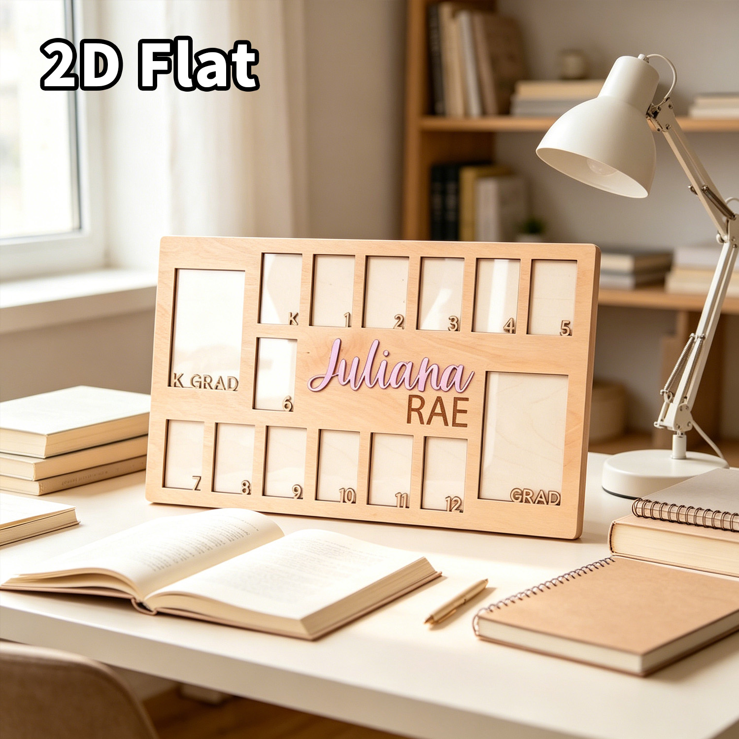 Home Office Gifts - 1Pc Custom Grade Photo Frame Wooden