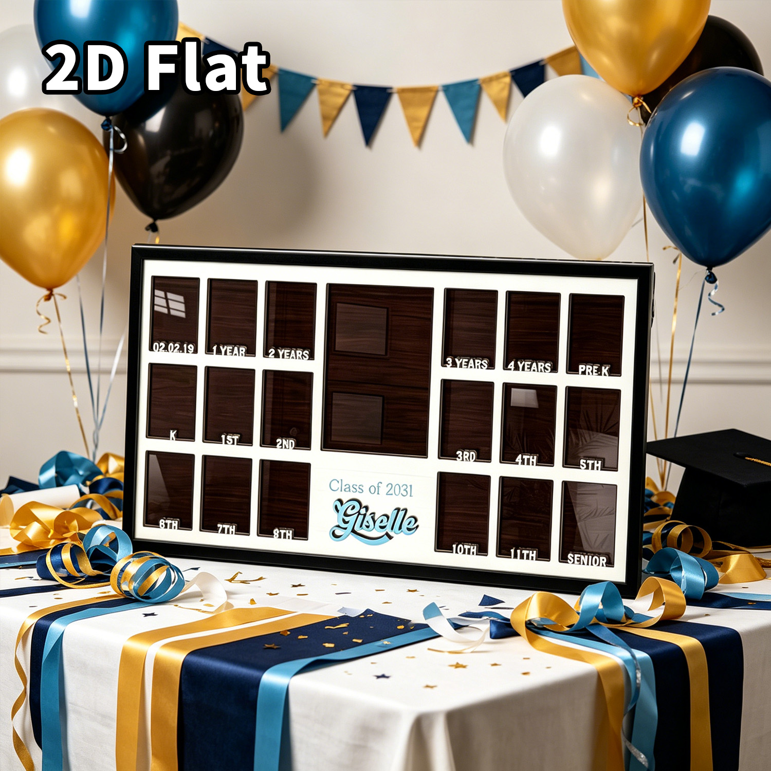 Home Office Gifts - 1Pc Custom Grade Photo Frame Wooden