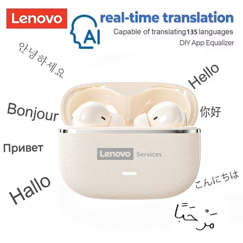 Noise Canceling Headphones - Lenovo 2026 AI Real Time Translation
