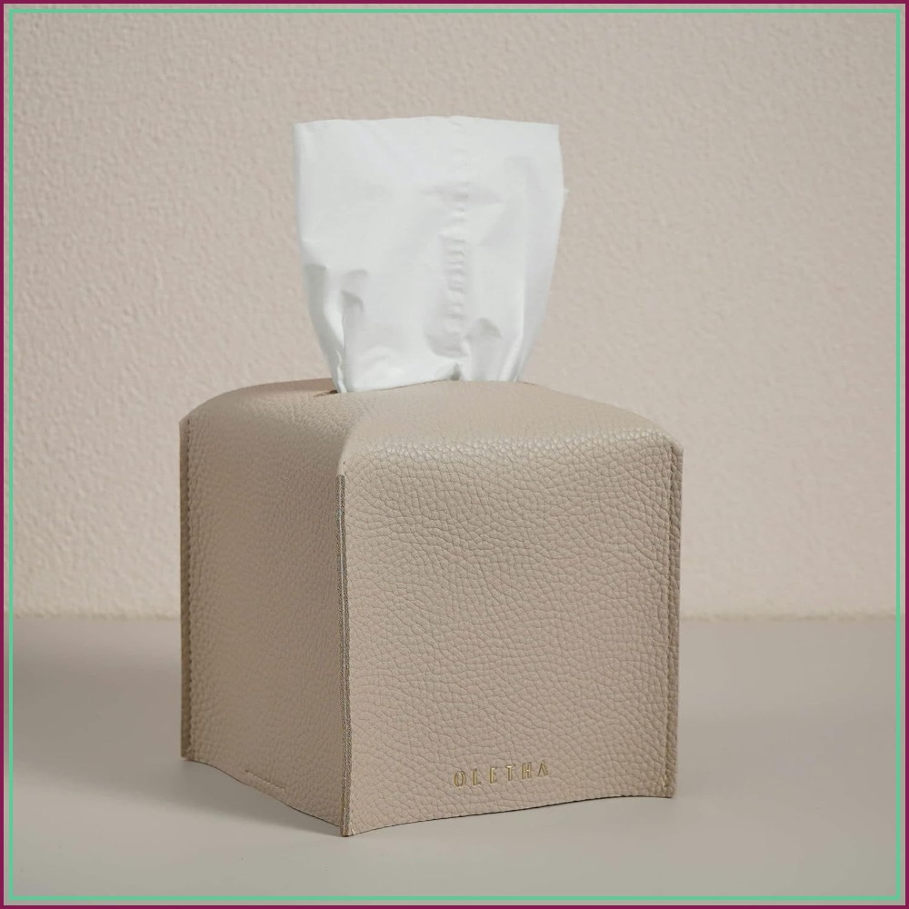 Home Office Box - Square Tissue Box Cover - Aesthetic