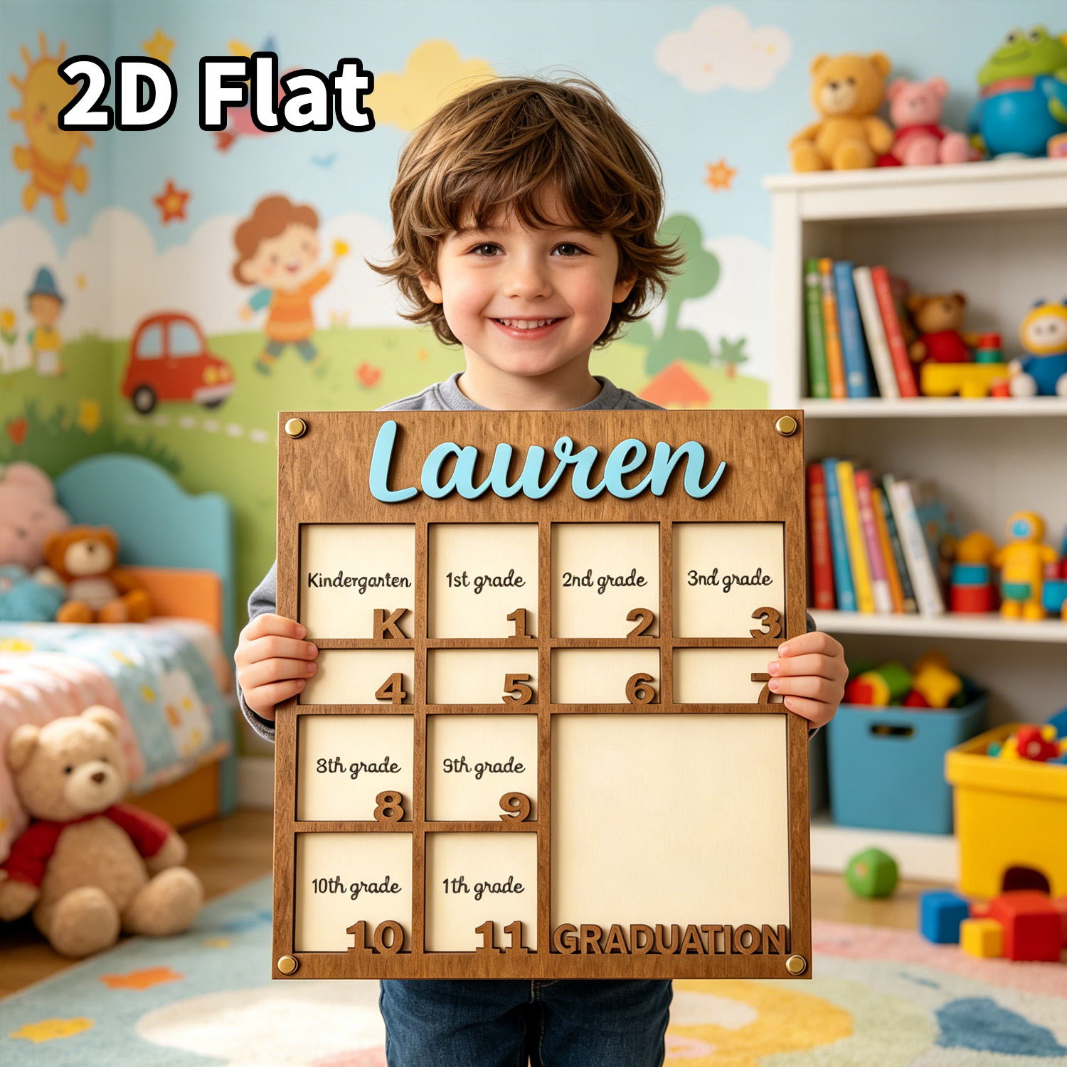 Home Office Gifts - 1Pc Custom Grade Photo Frame Wooden
