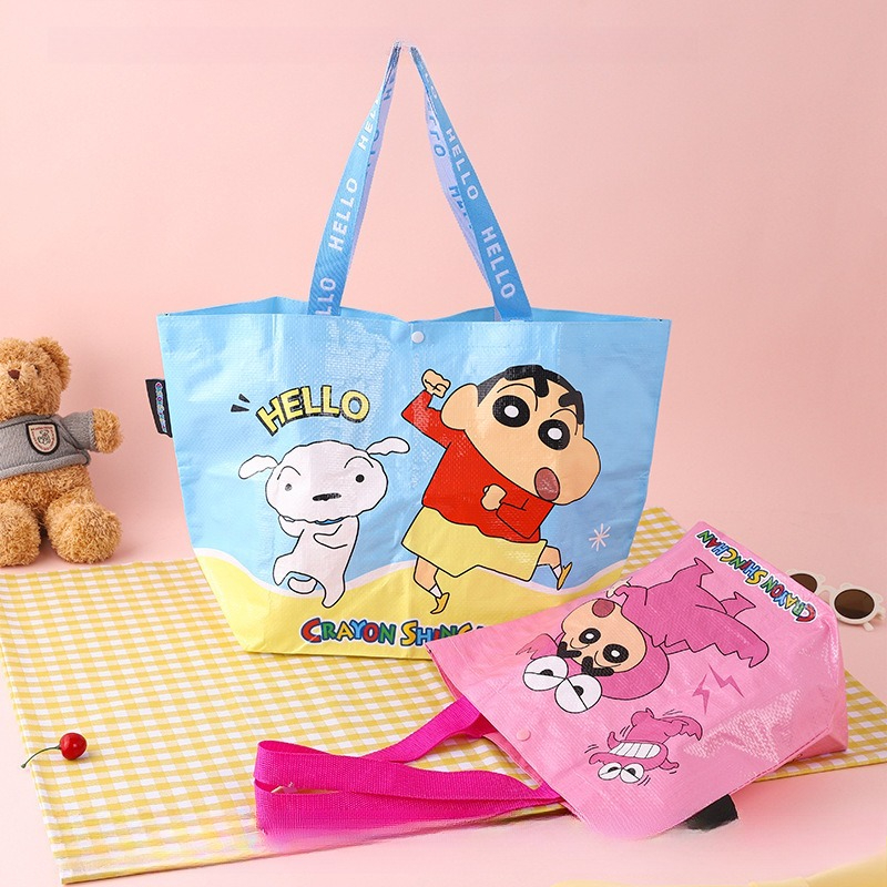 Home Office Box - Crayon Shin-chan Cartoon Canvas Lunch Bag