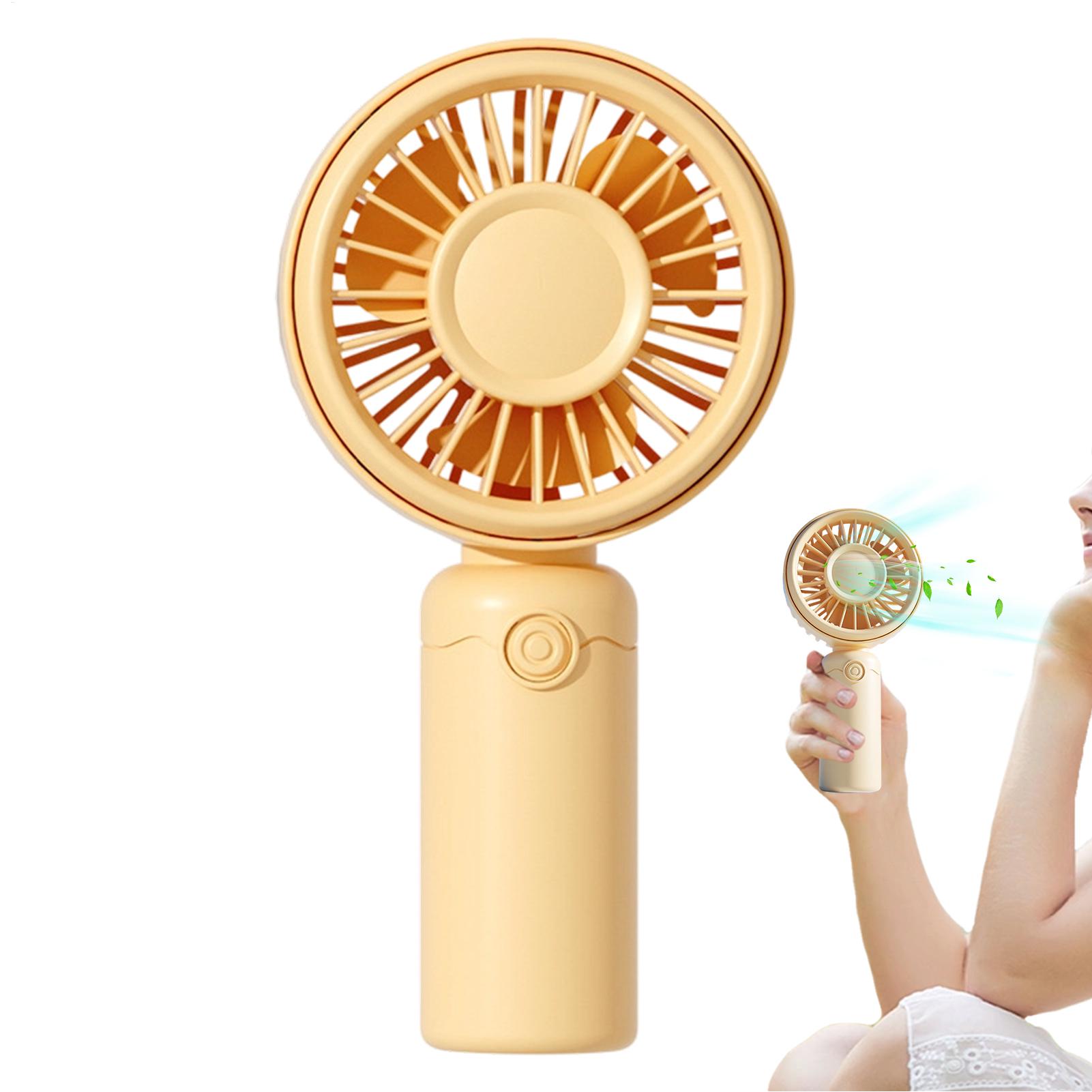 Usb Desk Fan - Portable Fan 3 Speed Adjustable Quiet