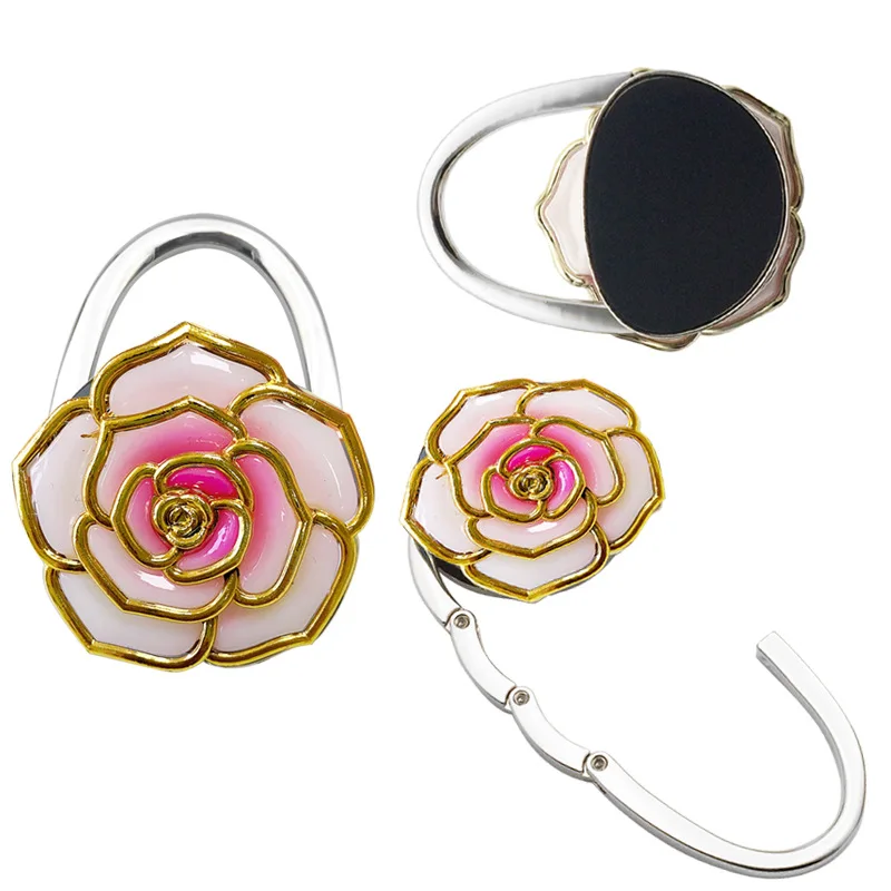 Rose Flower Foldable Bag Holde - Home Office Desk Ideas 리뷰 및 가격