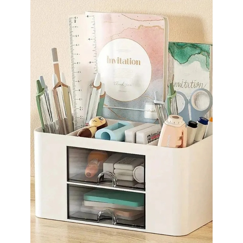 1PC Pen Organizer With 2 Drawe - Home Office Furniture Sets 리뷰 및 가격