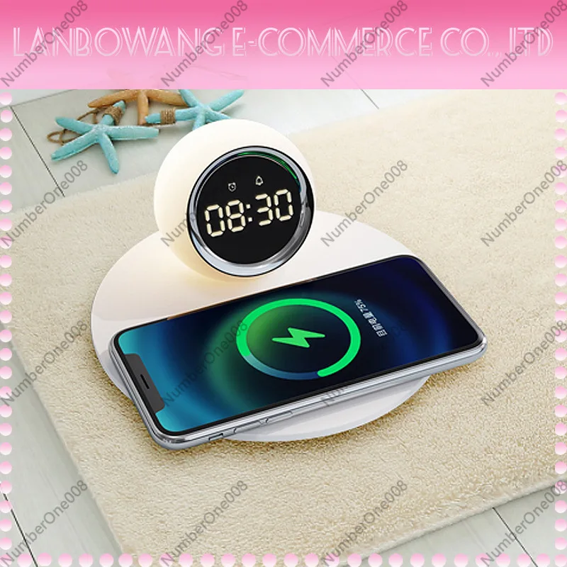 Wireless Charger Night Light,  - Led Desk Clock 리뷰 및 가격