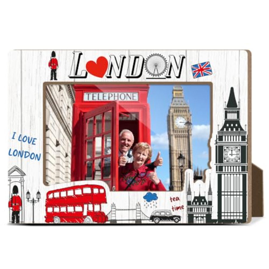 London Theme Wooden Picture Fr - Home Office Of London 리뷰 및 가격