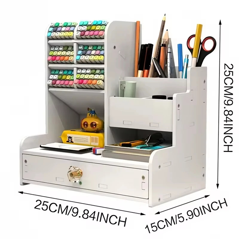 White 10-Grid Stationery Stora - Home Office Furniture Sets 리뷰 및 가격