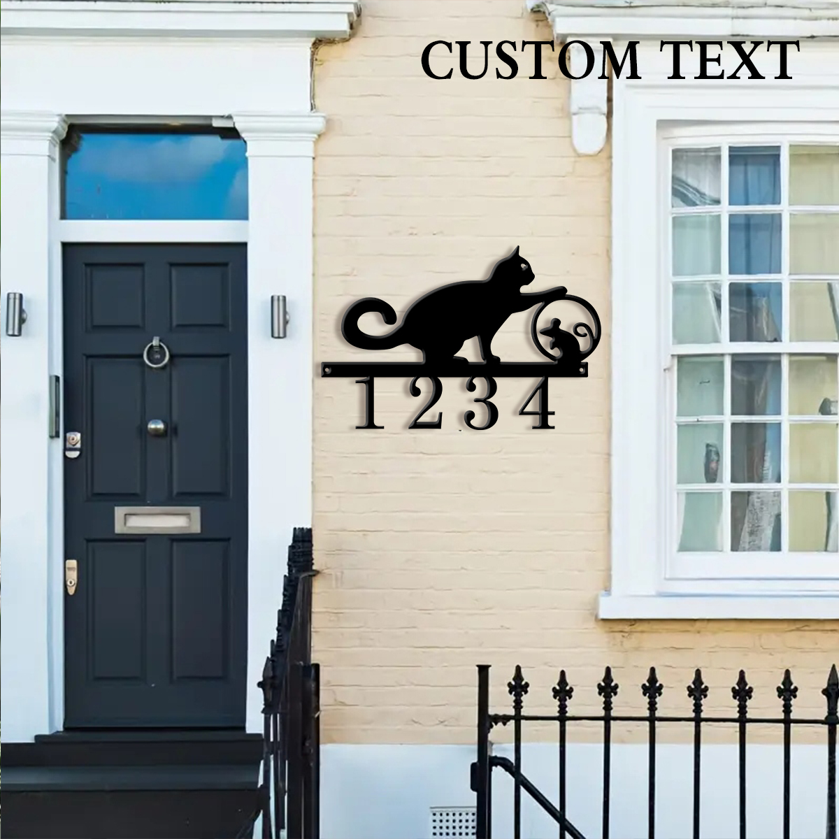 1Pc Custom cat Metal Door Stre - Home Office Gifts 리뷰 및 가격