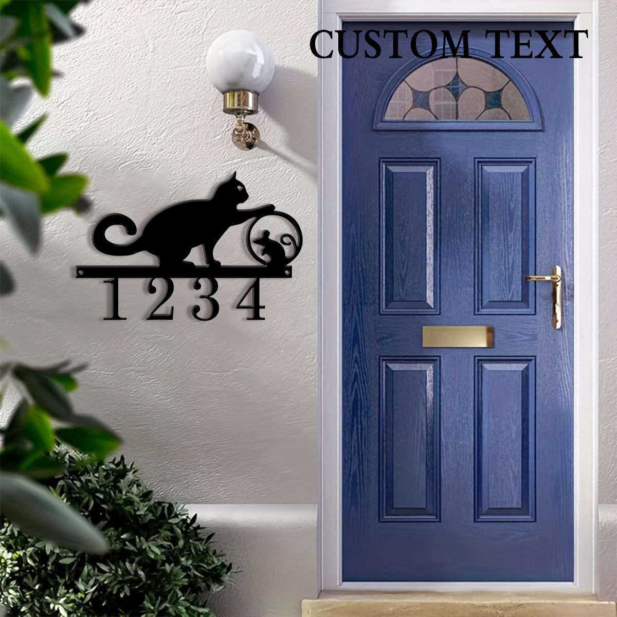 1Pc Custom cat Metal Door Stre - Home Office Gifts 리뷰 및 가격