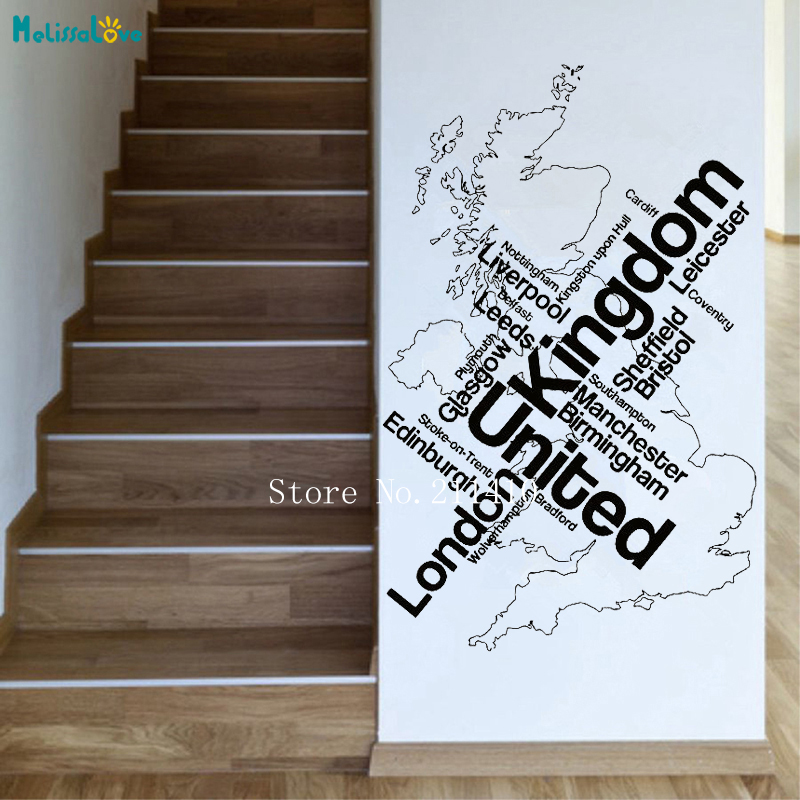 Wall Sticker Map London Unied  - Home Office Of London 리뷰 및 가격