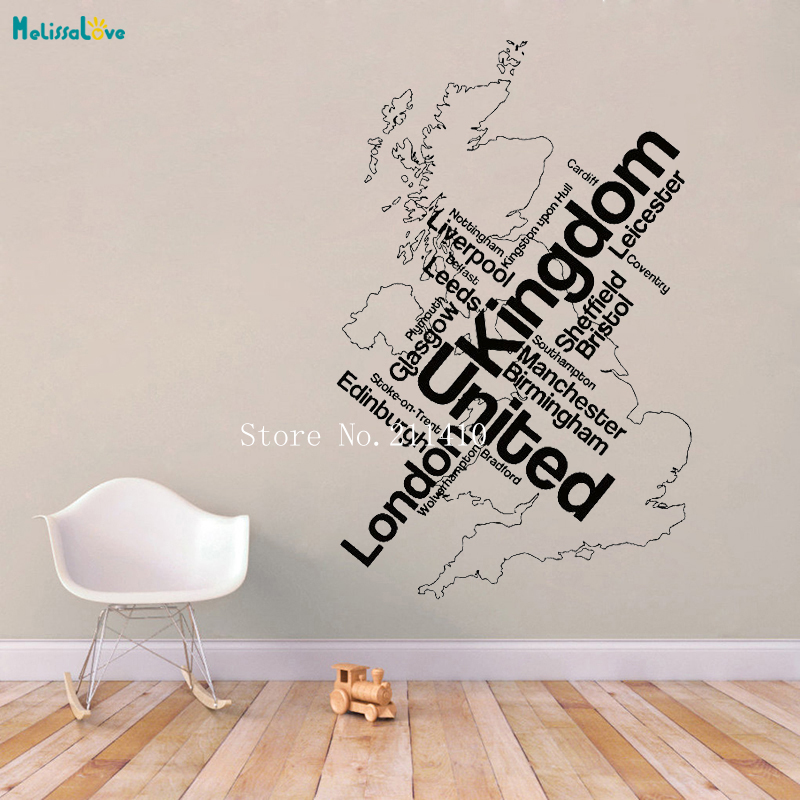 Wall Sticker Map London Unied  - Home Office Of London 리뷰 및 가격