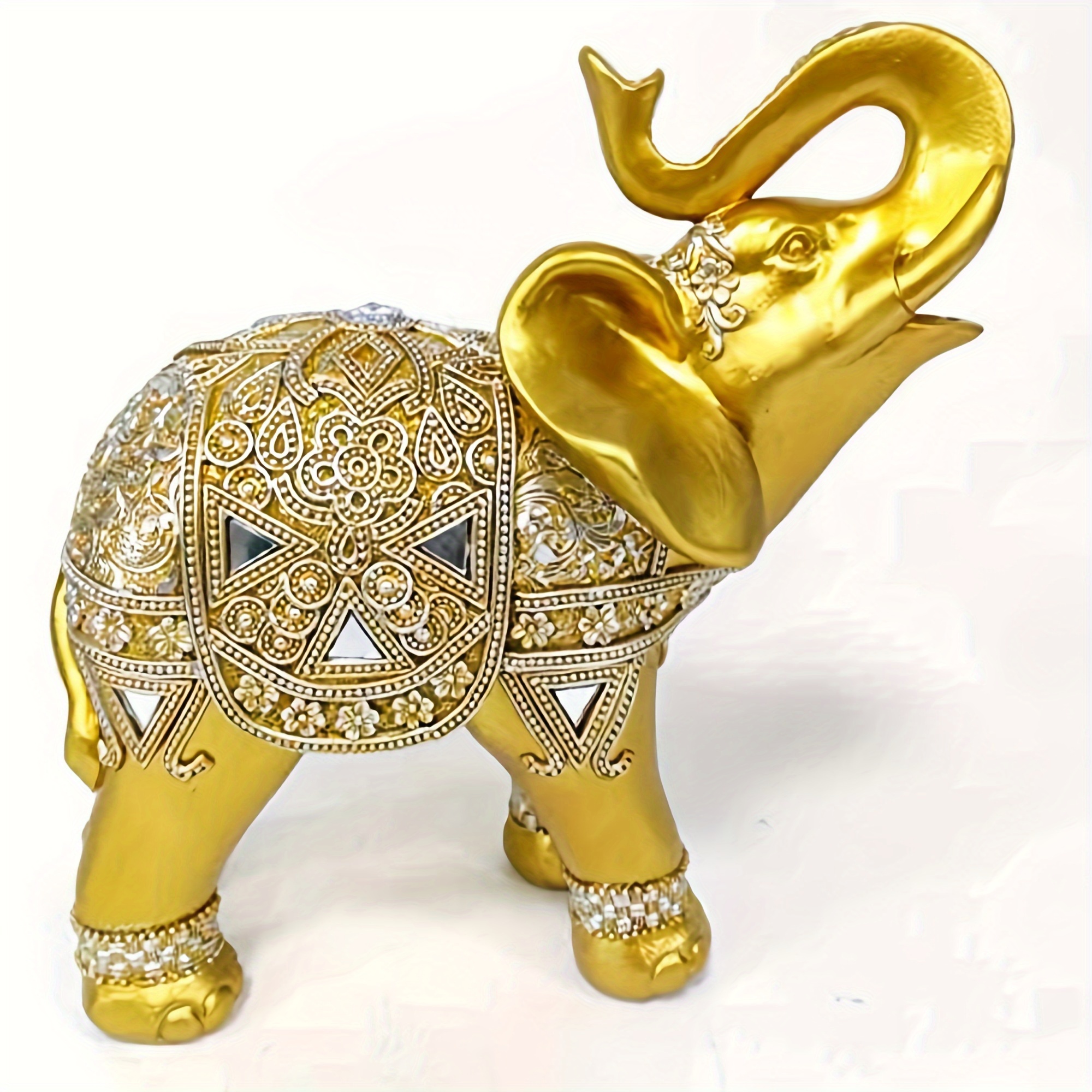 9 Inch Elephant Statue Figurin - Home Office Gifts 리뷰 및 가격