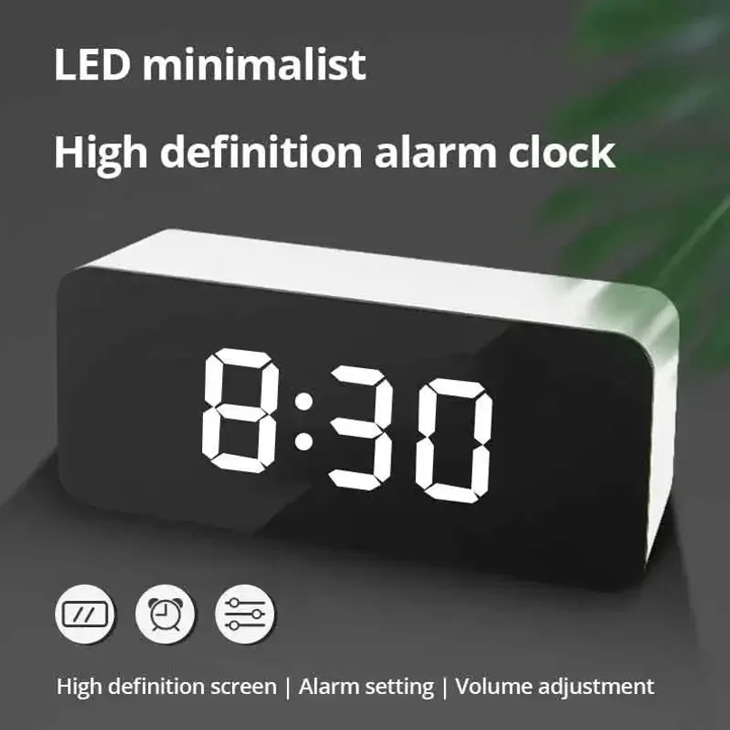 LED Mirror Desktop Alarm Clock - Led Desk Clock 리뷰 및 가격