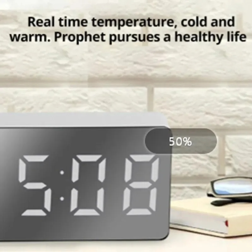 LED Mirror Desktop Alarm Clock - Led Desk Clock 리뷰 및 가격