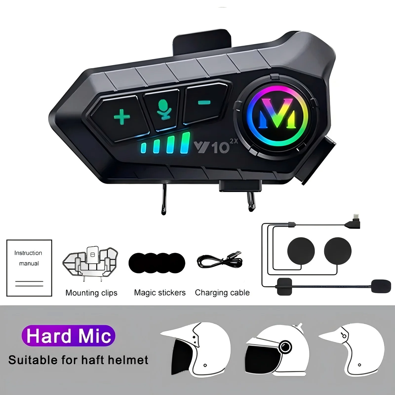 Y10 2x Motorcycle Helmet Bluet - Home Office Headset 리뷰 및 가격