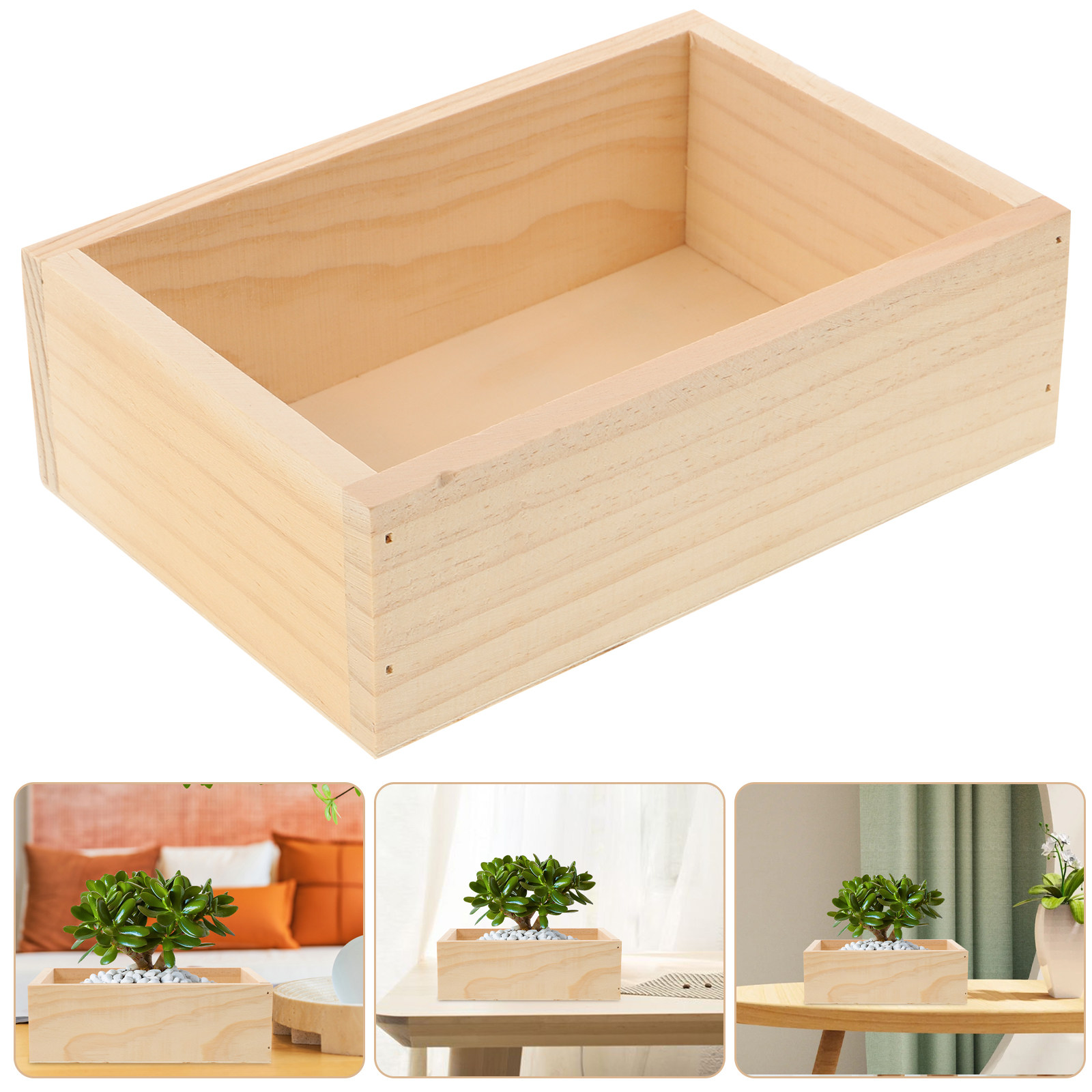 Premium Wooden Rectangular Flo - Home Office Box 리뷰 및 가격
