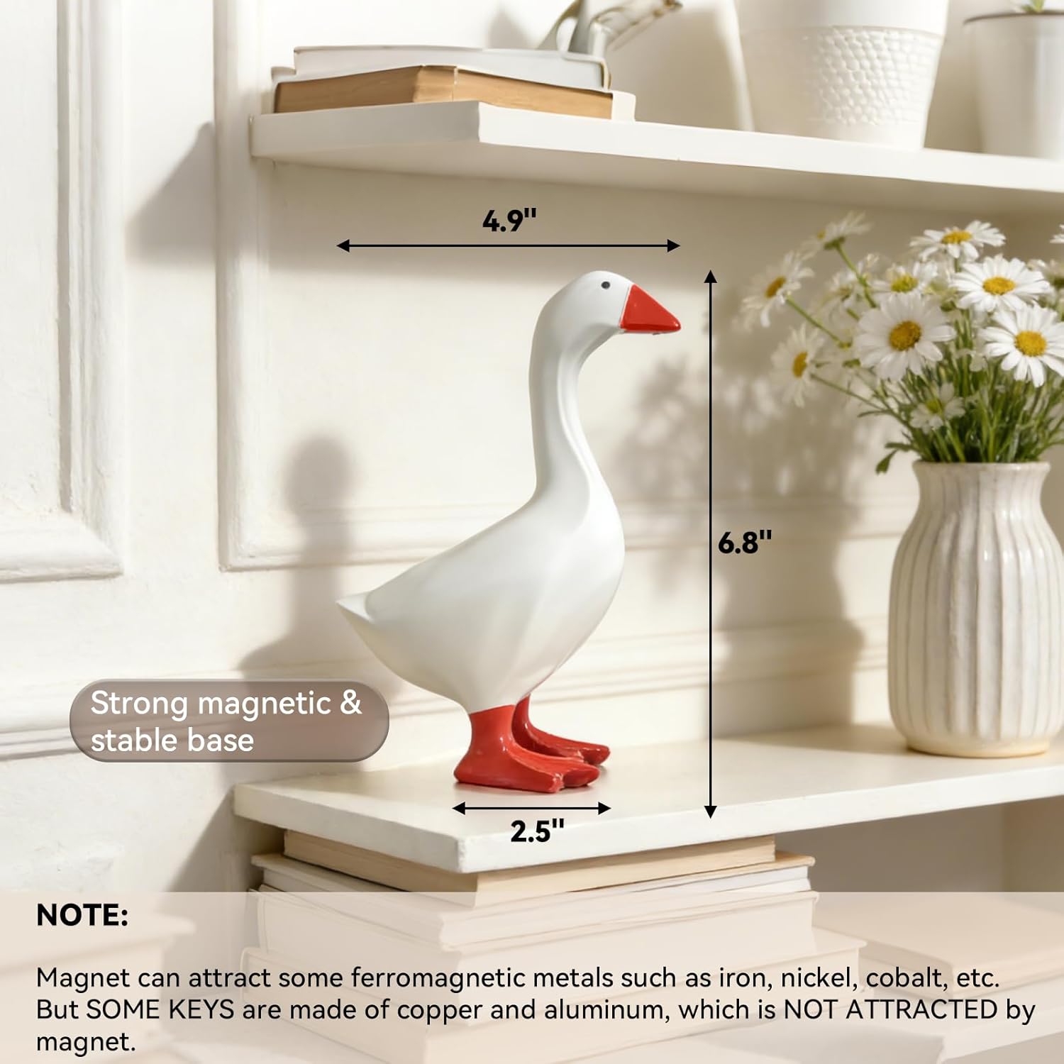 Magnetic Goose Key Holder Cute - Home Office Desk Ideas 리뷰 및 가격