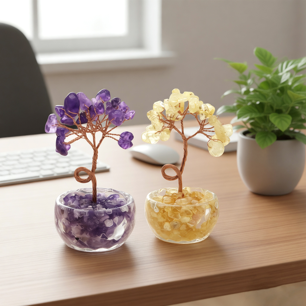 Natural Gemstone Crystal Lucky - Home Office In Living Room 리뷰 및 가격