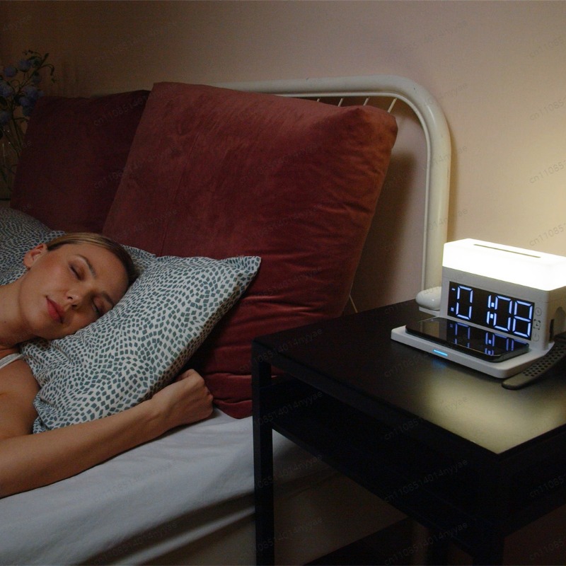6-in-1 Wireless Charging Desk  - Led Desk Clock 리뷰 및 가격