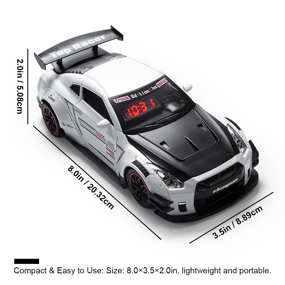 Hypercar LED Alarm Clock, Rech - Led Desk Clock 리뷰 및 가격