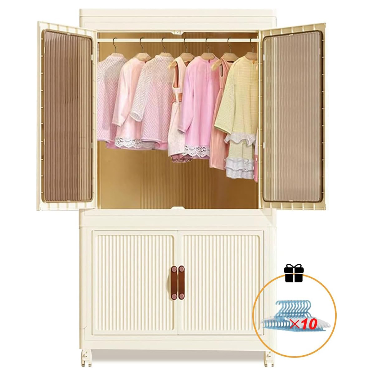 Foldable Wardrobe Cabinet with - Home Office Box 리뷰 및 가격