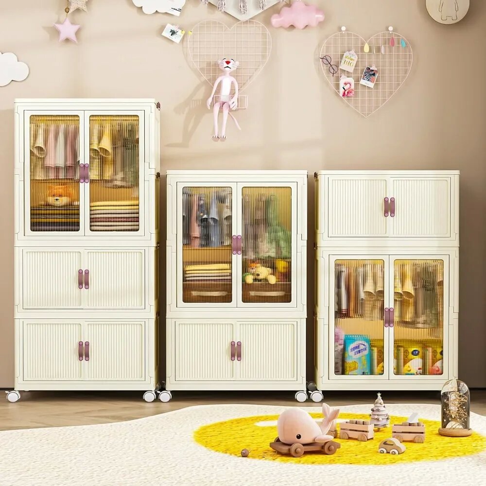 Foldable Wardrobe Cabinet with - Home Office Box 리뷰 및 가격