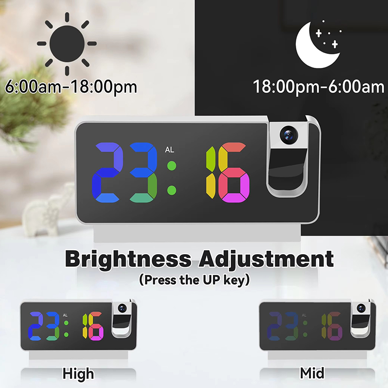 Projection Alarm Clock Desk Cl - Led Desk Clock 리뷰 및 가격