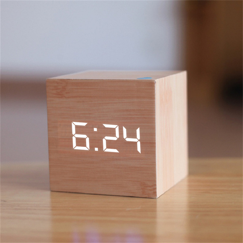 Square Digital LED Alarm Clock - Led Desk Clock 리뷰 및 가격