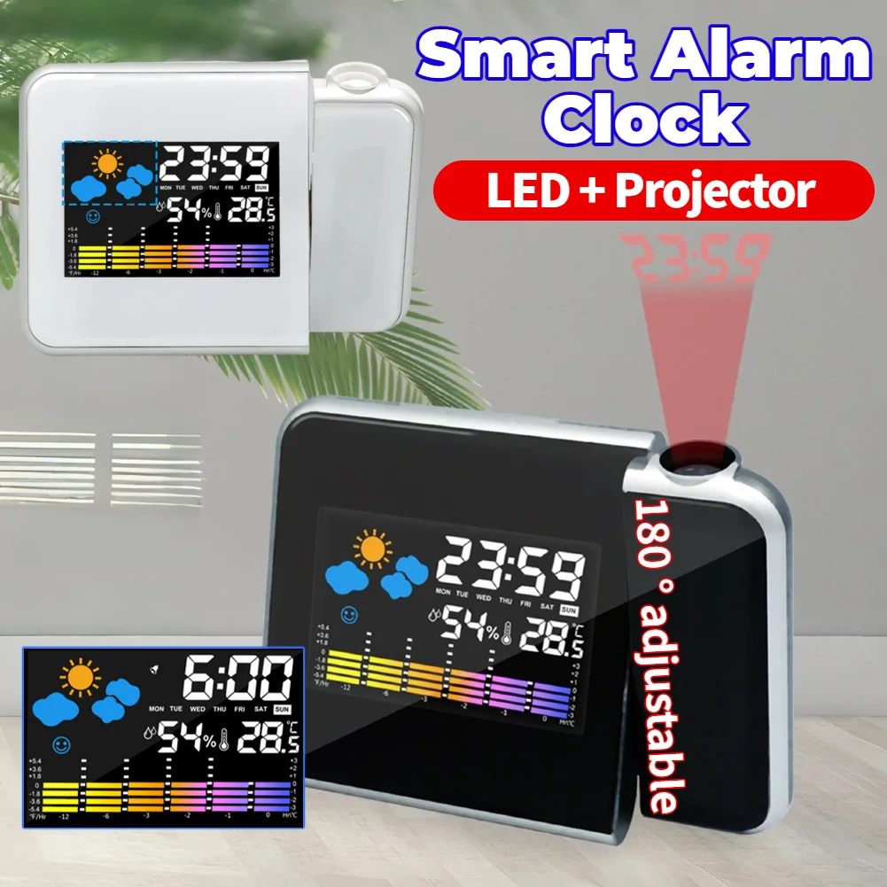 Projection Clock Digital LED P - Led Desk Clock 리뷰 및 가격