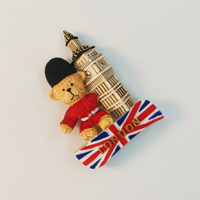 London Big Ben Bear 3D Painted - Home Office Of London 리뷰 및 가격