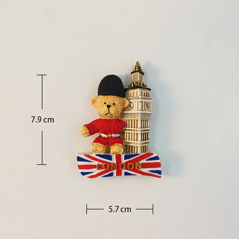 London Big Ben Bear 3D Painted - Home Office Of London 리뷰 및 가격