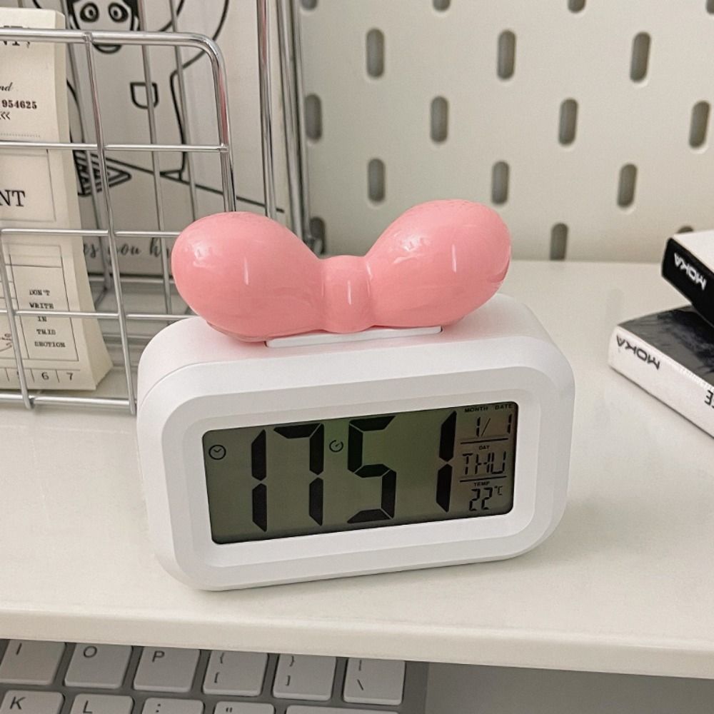 Cute Bowknot LED Digital Clock - Led Desk Clock 리뷰 및 가격
