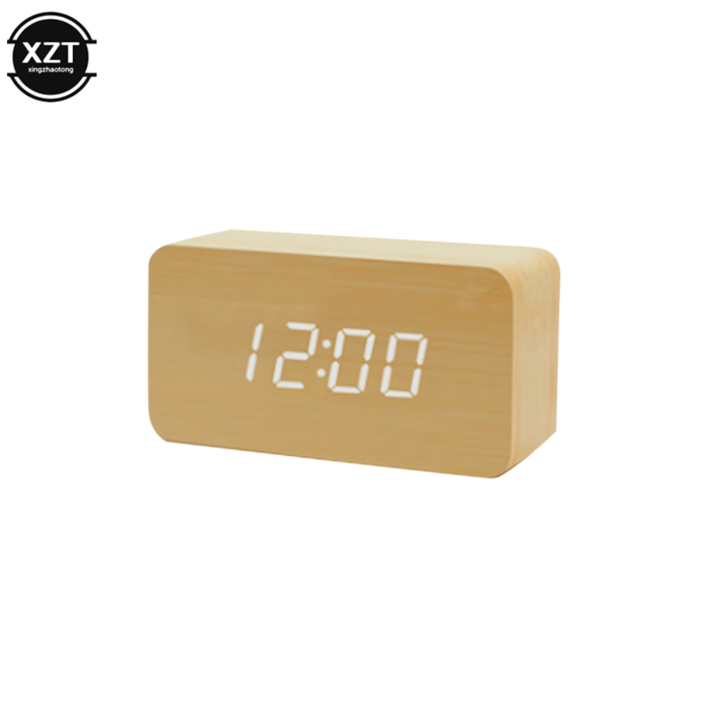 Fashion Alarm Clock LED Wooden - Led Desk Clock 리뷰 및 가격