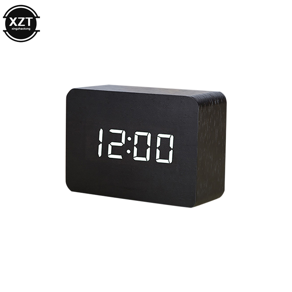 Fashion Alarm Clock LED Wooden - Led Desk Clock 리뷰 및 가격