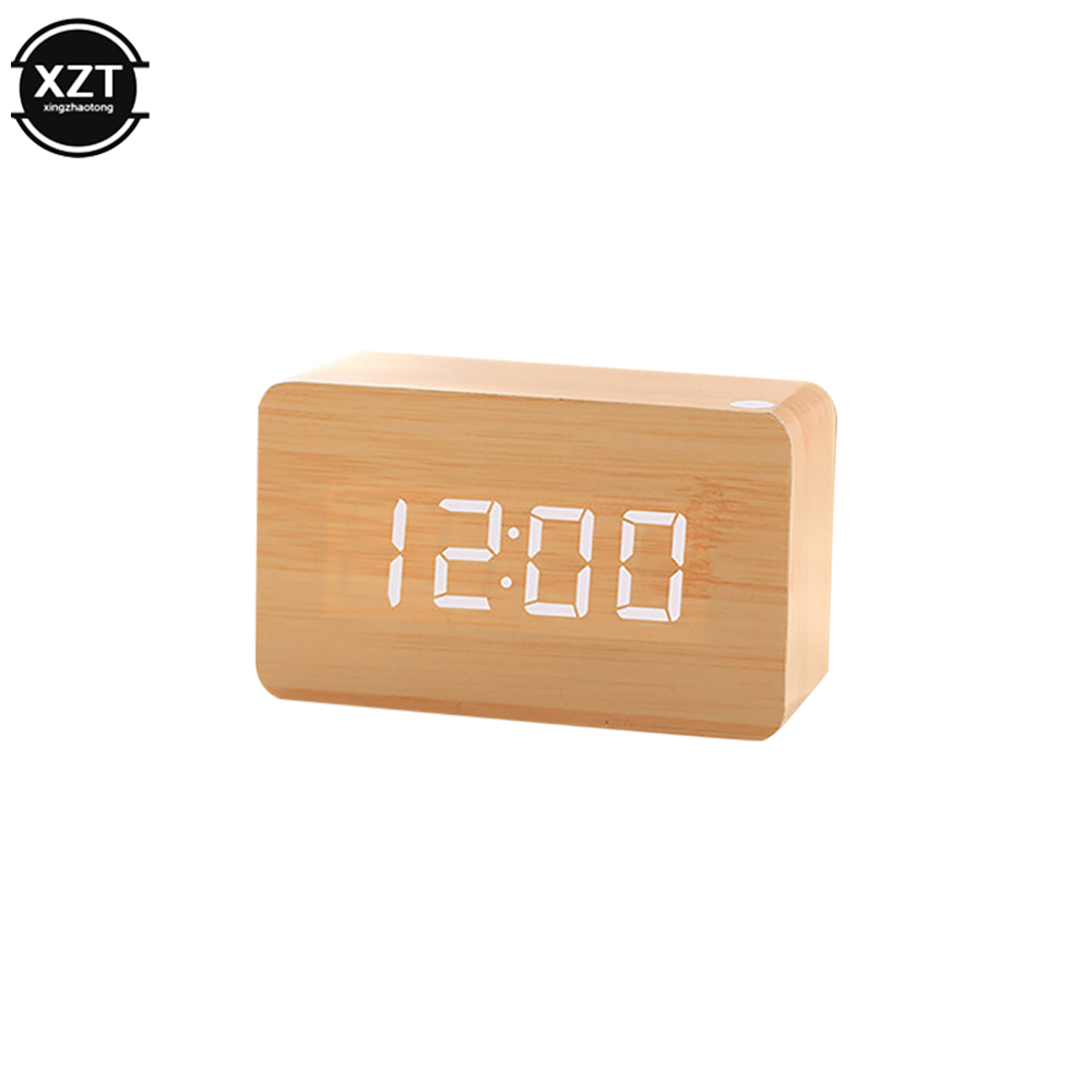 Fashion Alarm Clock LED Wooden - Led Desk Clock 리뷰 및 가격