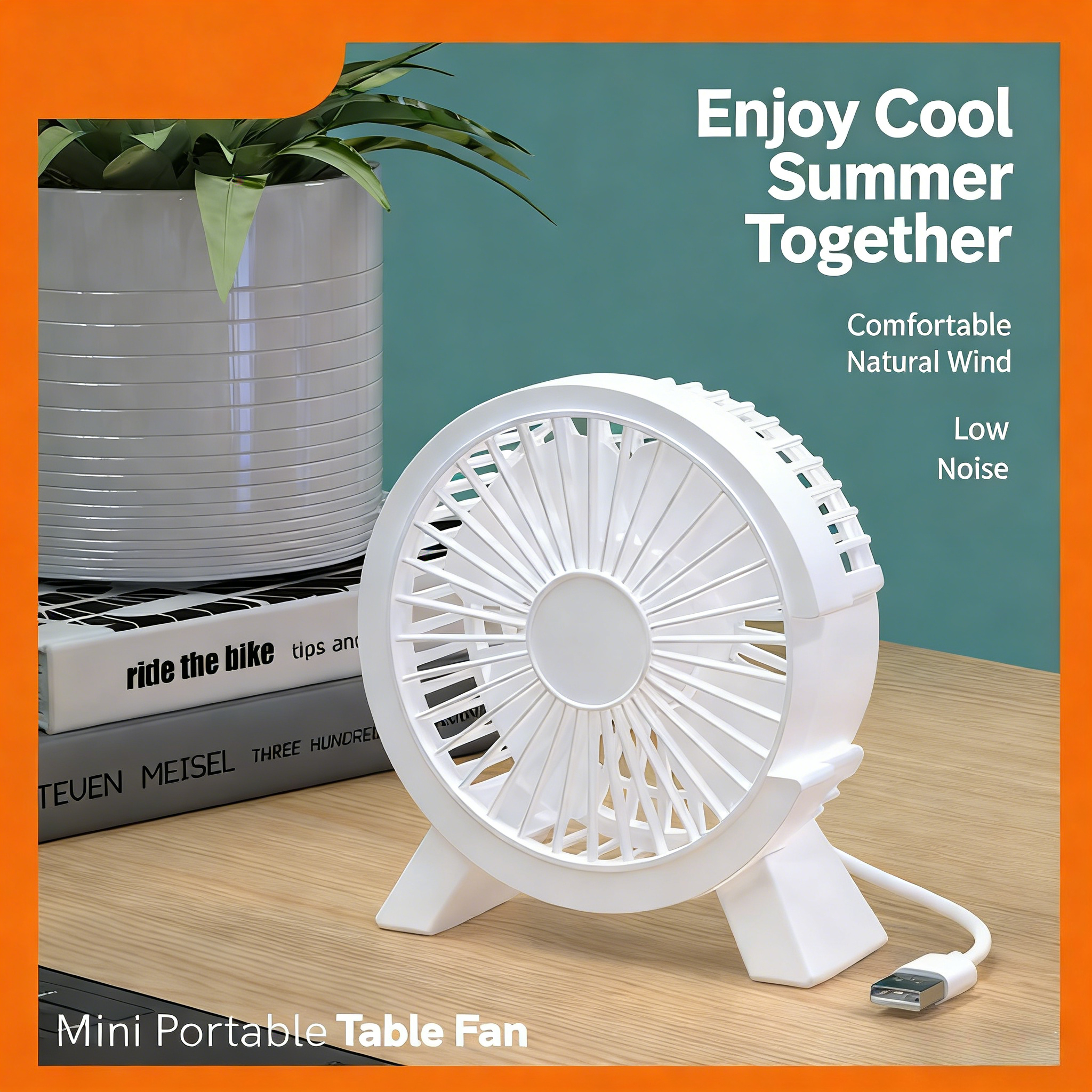 Mini USB Rechargeable Table Fa - Home Office Desk Ideas 리뷰 및 가격