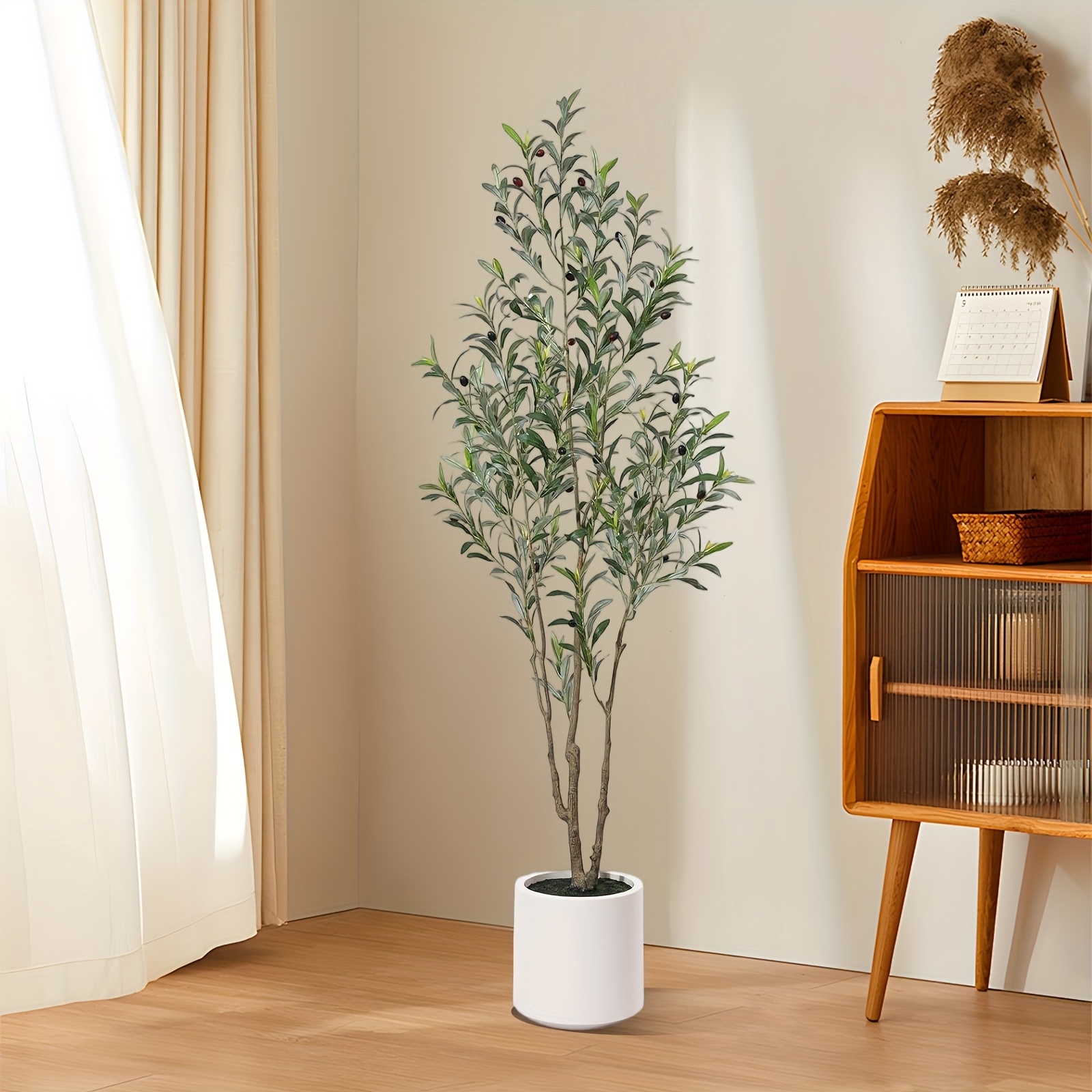 Artificial Olive Tree Set – 7F - Home Office In Living Room 리뷰 및 가격