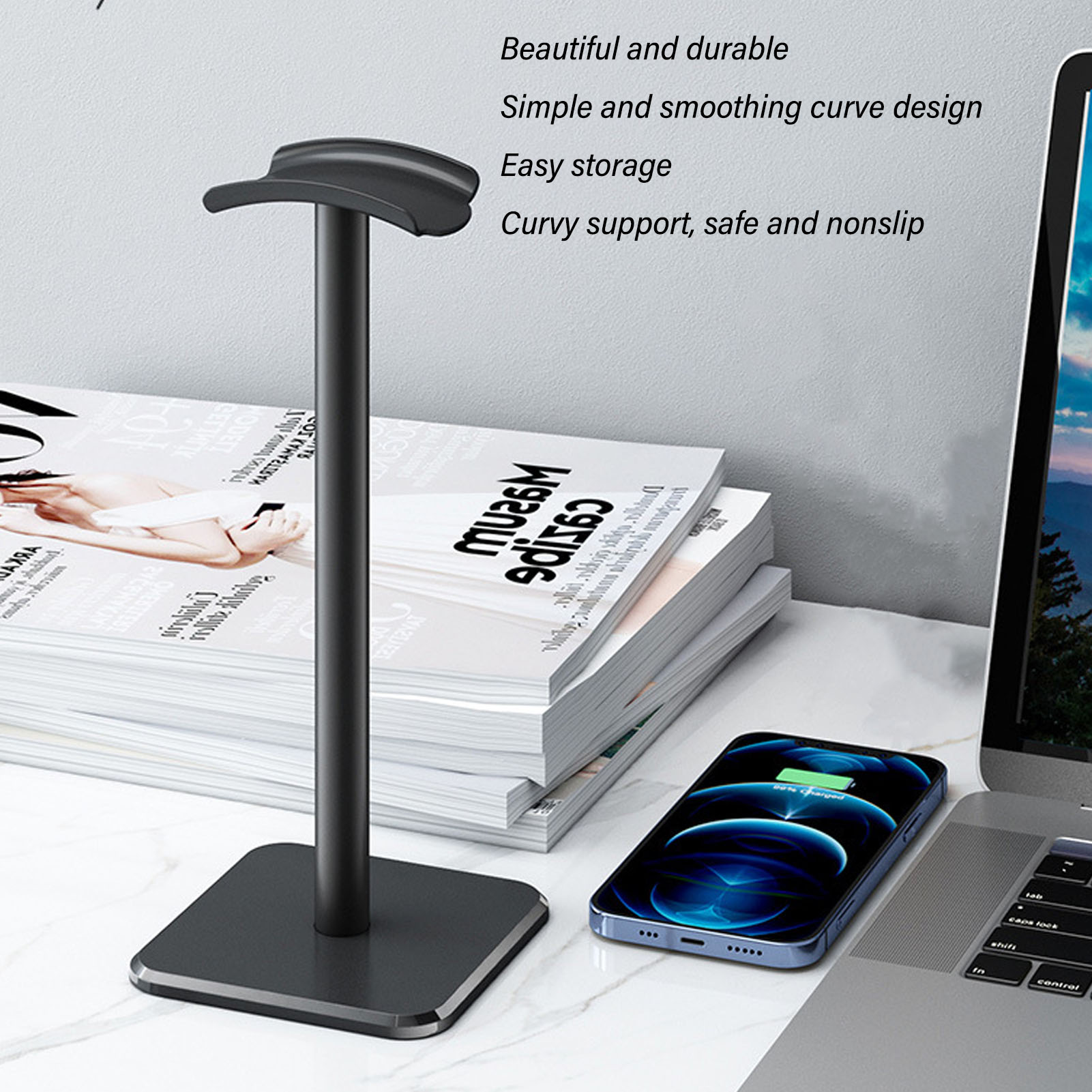 Headphone Stand Rounded Corner - Home Office Headset 리뷰 및 가격