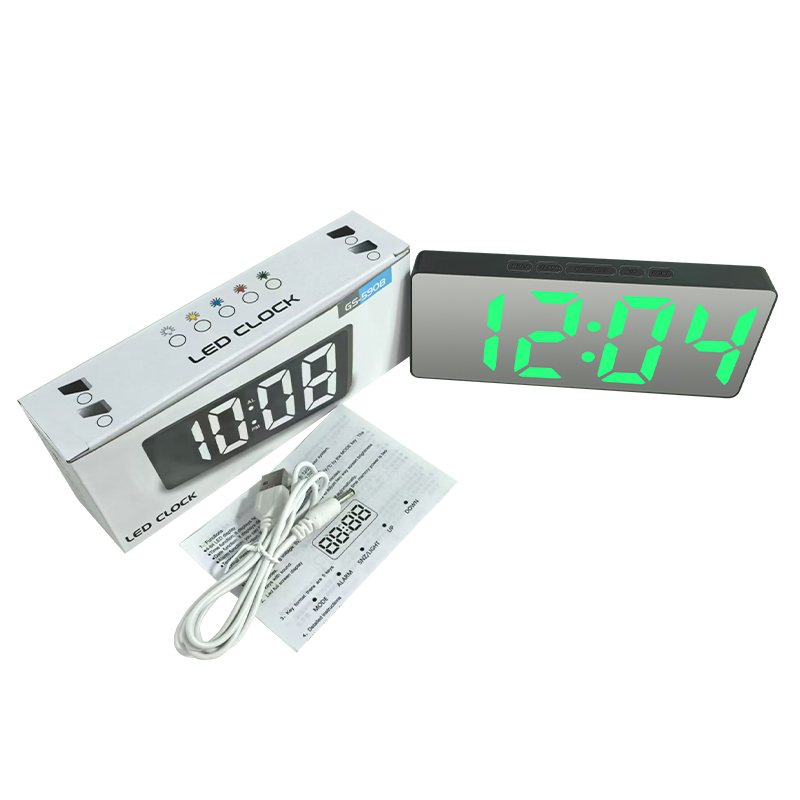 1pc LED Mirror Digital Clock B - Led Desk Clock 리뷰 및 가격