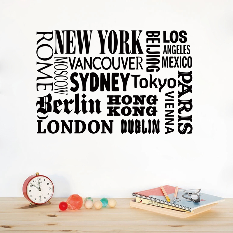 New York London Paris Quote wa - Home Office Of London 리뷰 및 가격