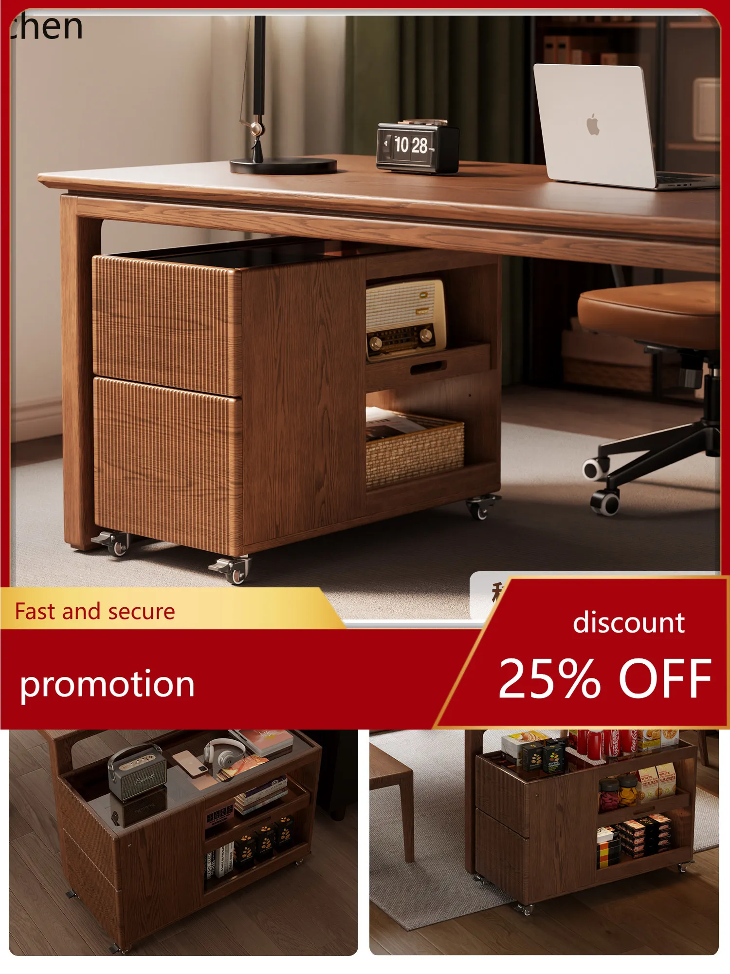 W5.19 Solid Wood Desk Study Ro - Home Office In Living Room 리뷰 및 가격
