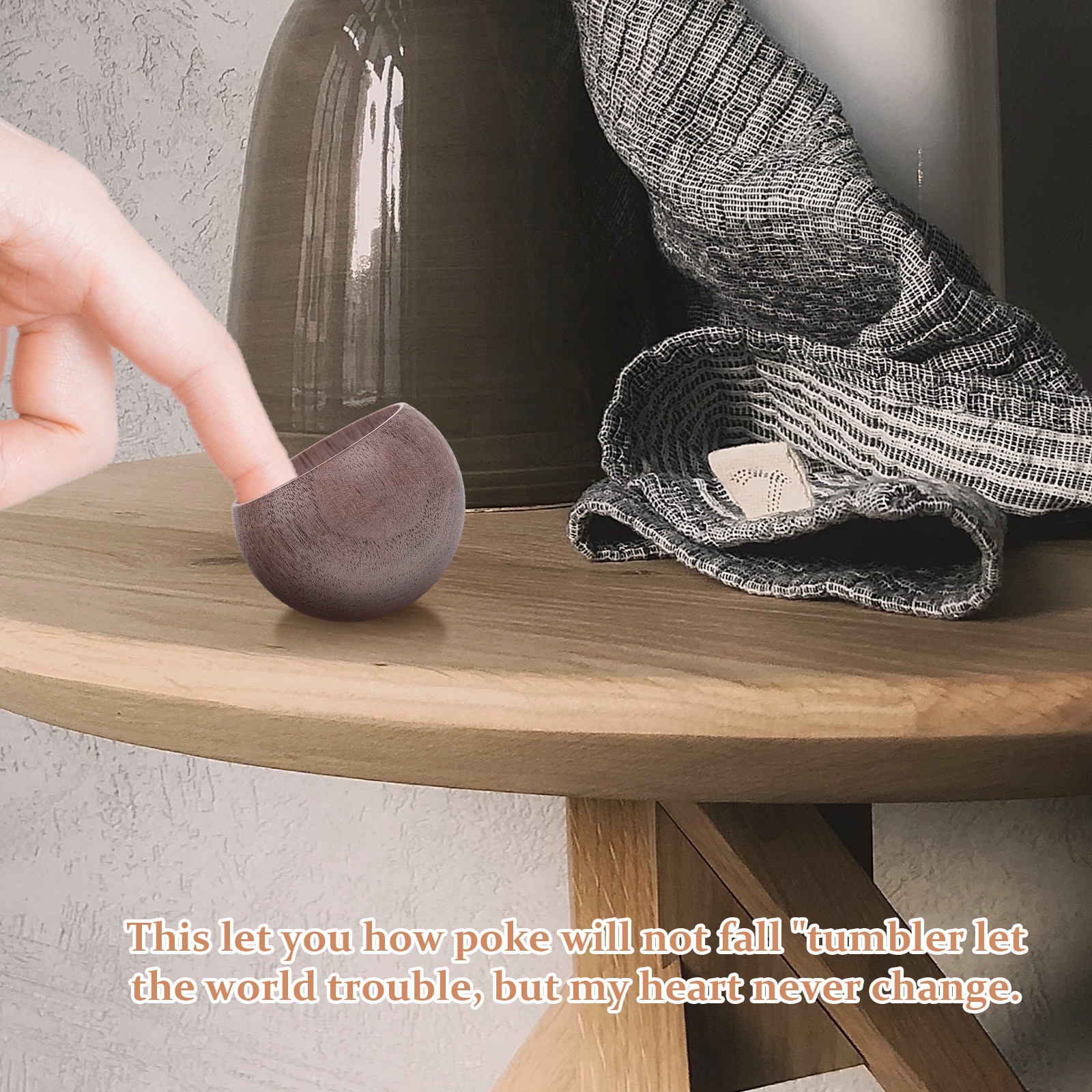 1Pcs Egg-Shaped Walnut Wood Ar - Home Office In Living Room 리뷰 및 가격