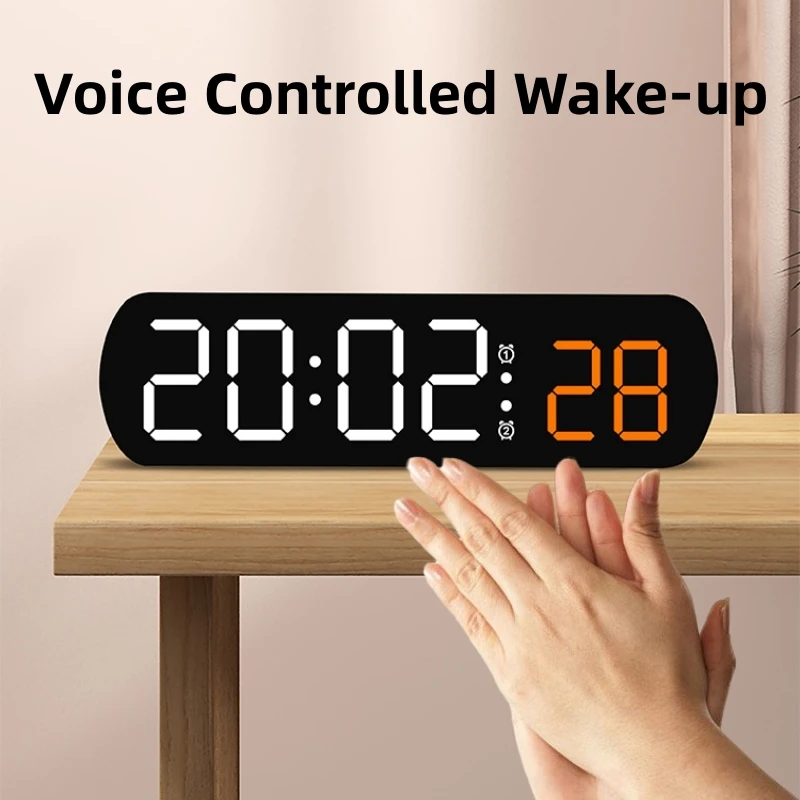 Voice Control Digital Alarm Ti - Led Desk Clock 리뷰 및 가격