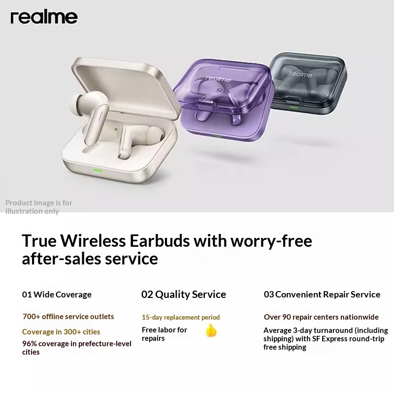 Original realme Buds Air 7 52d - Noise Canceling Headphones 리뷰 및 가격