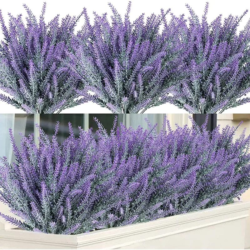1 Bundle Purple Artificial Lav - Home Office Desk Ideas 리뷰 및 가격
