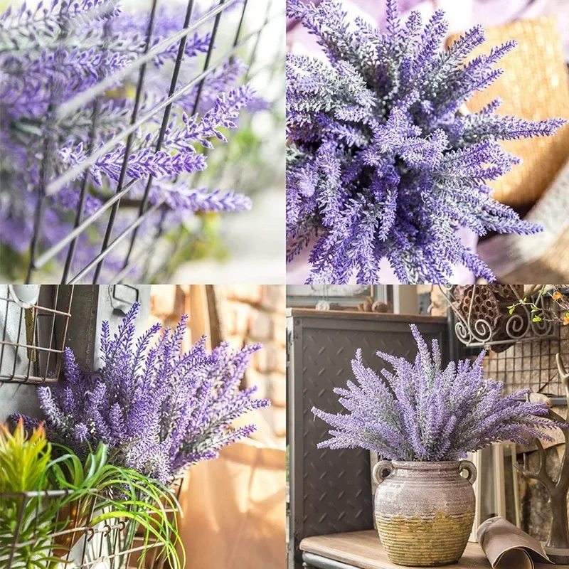 1 Bundle Purple Artificial Lav - Home Office Desk Ideas 리뷰 및 가격