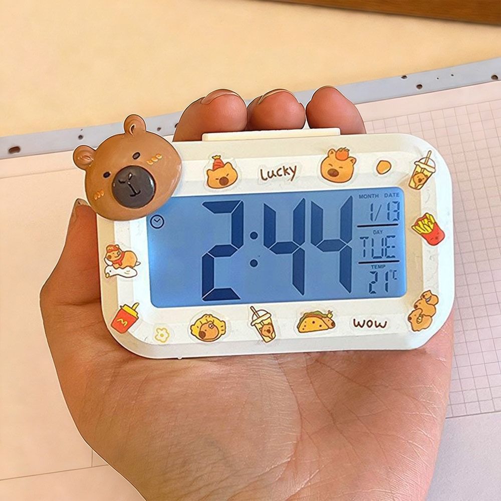 DIY Cartoon LED Digital Clock  - Led Desk Clock 리뷰 및 가격