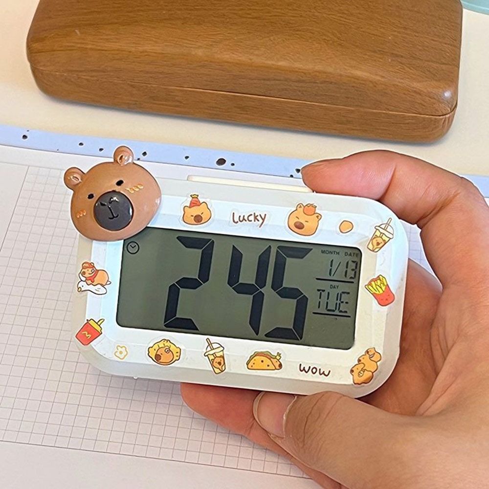 DIY Cartoon LED Digital Clock  - Led Desk Clock 리뷰 및 가격