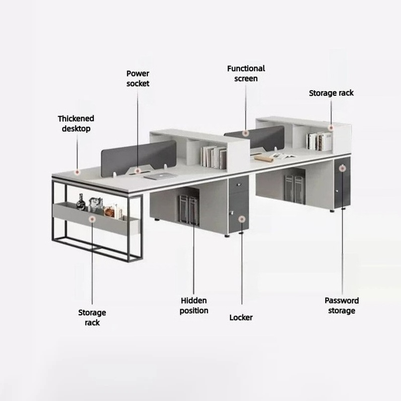 Office Staff Work Desk And Cha - Home Office Furniture Sets 리뷰 및 가격